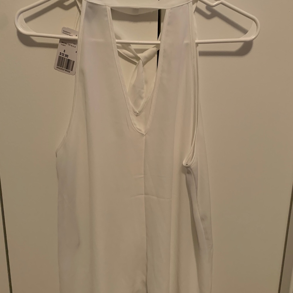 Tank - sleeveless, ivory NWT